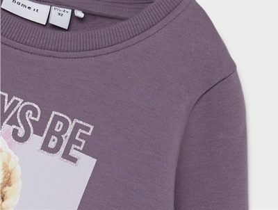 Name It purple sage sweatkjole Barbie